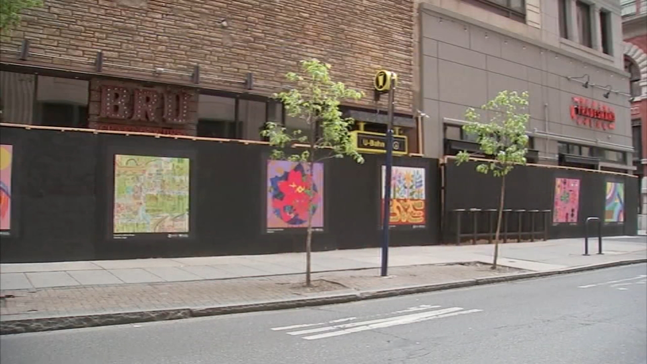 'Storefront Artwork Initiative' adding brightness to closed store fronts in Philadelphia