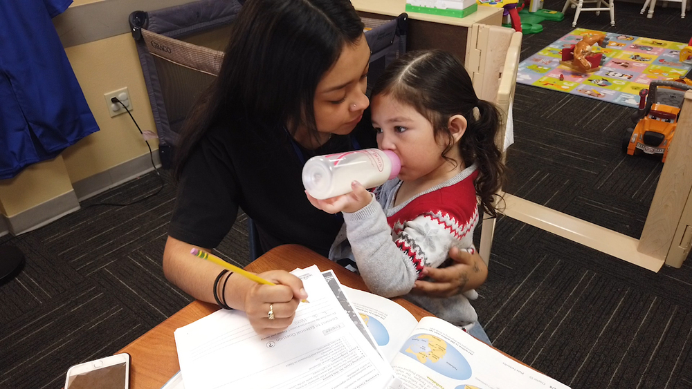 Teen moms trying to finish school given baby supplies