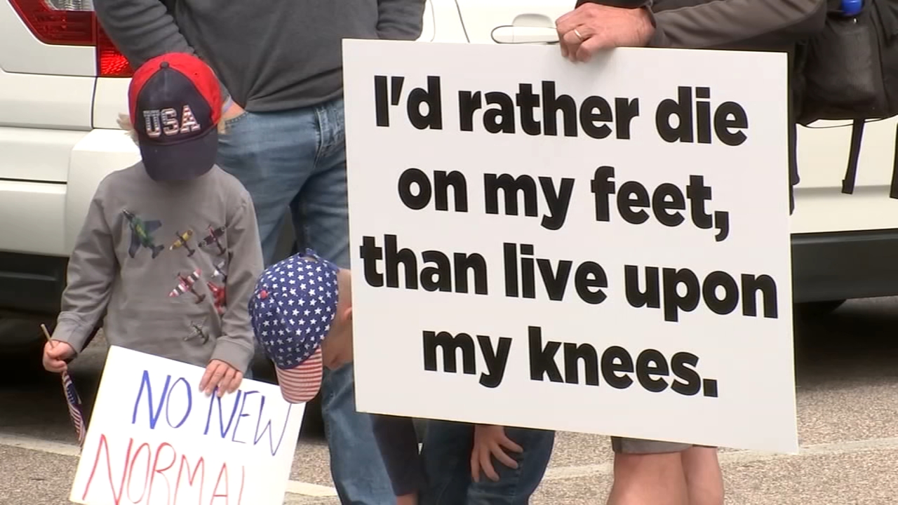 ReOpen NC activists hold protest in Raleigh