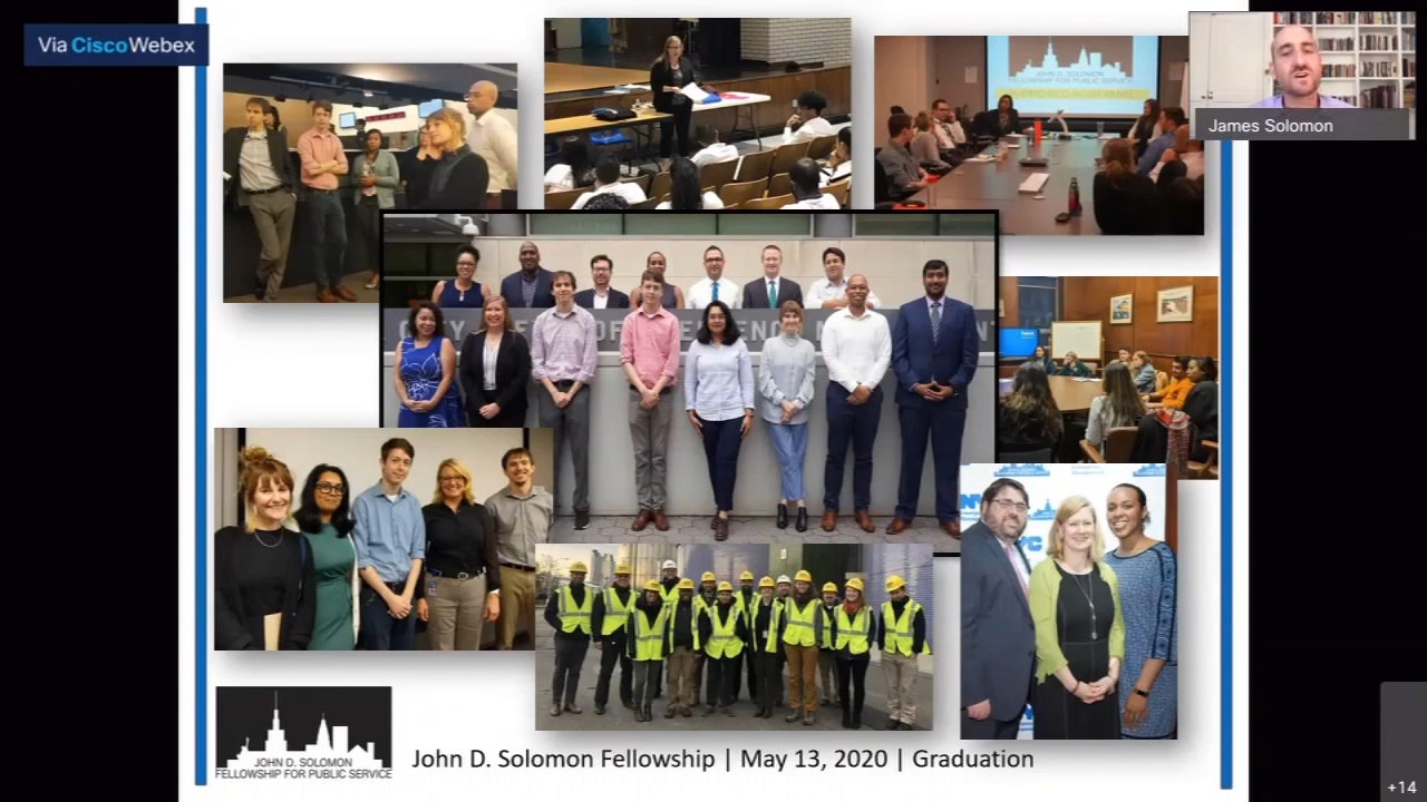 John D. Solomon fellowship participants ready to serve