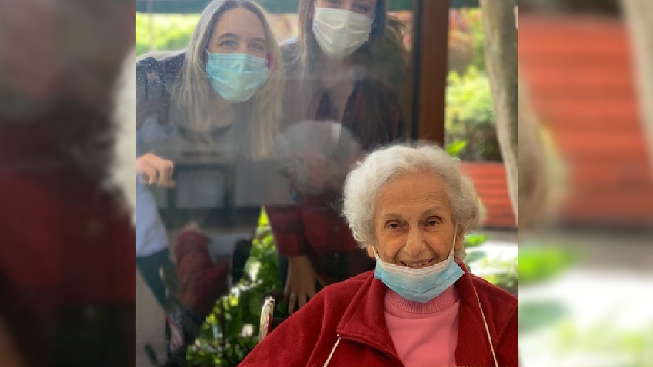 Spunky 104-year-old COVID-19 survivor shares her story