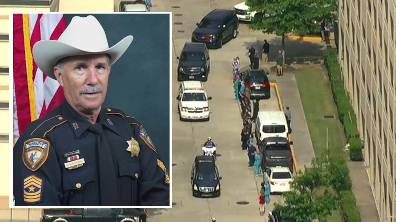 Honor escort for body of sergeant who died of COVID-19
