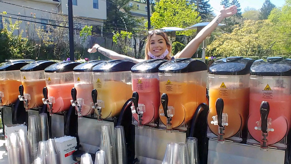 To-go boozy slushies at new drive-in on Long Island