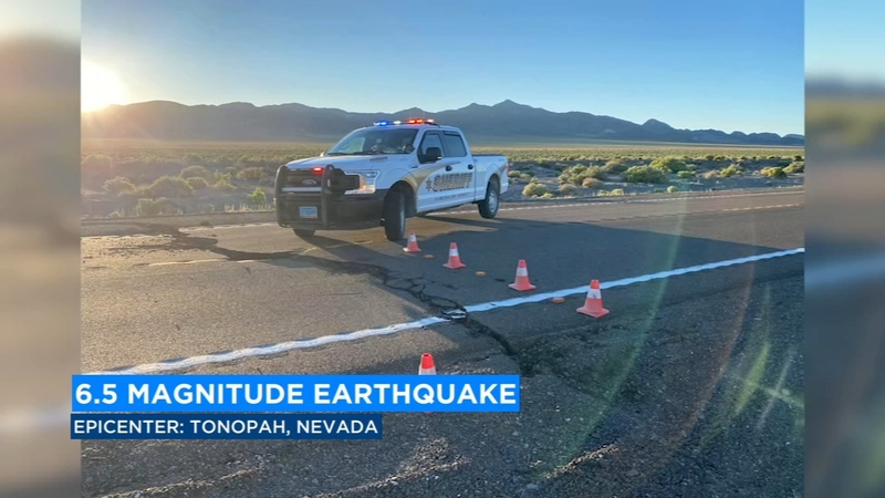 6 5 Magnitude Earthquake Strikes Western Nevada Felt In Parts Of Central Valley Abc30 Fresno