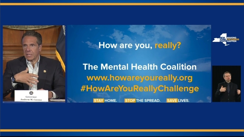 Coronavirus Ny Governor Andrew Cuomo Encouraged New Yorkers To Address Their Mental Health Amid The Coronavirus Crisis Abc7 New York