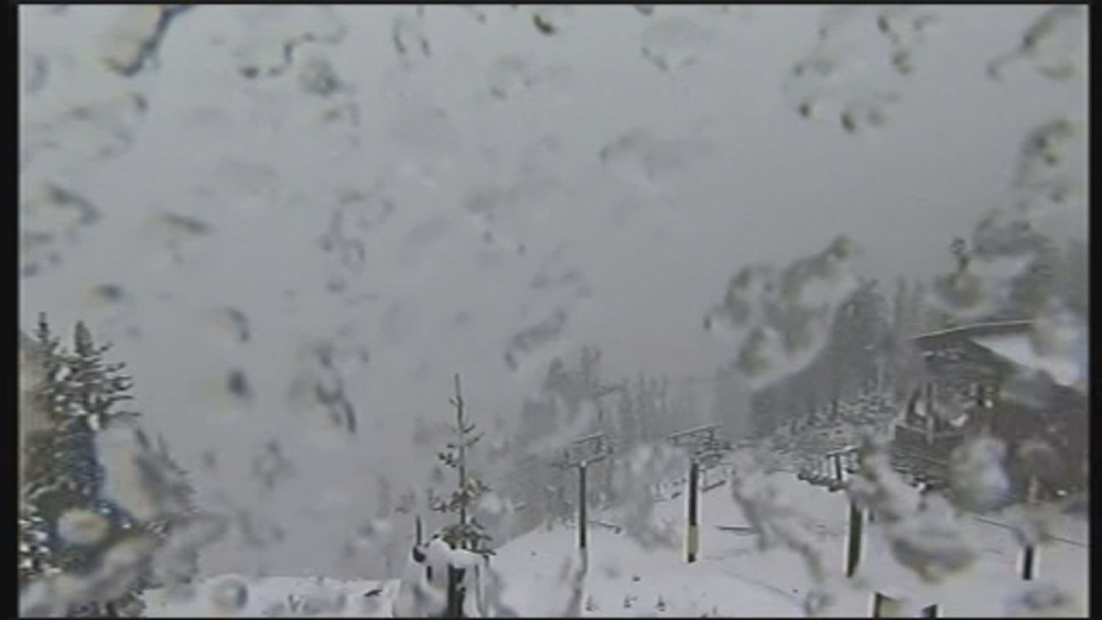 Mid-May winter storm brings fresh snow to Tahoe