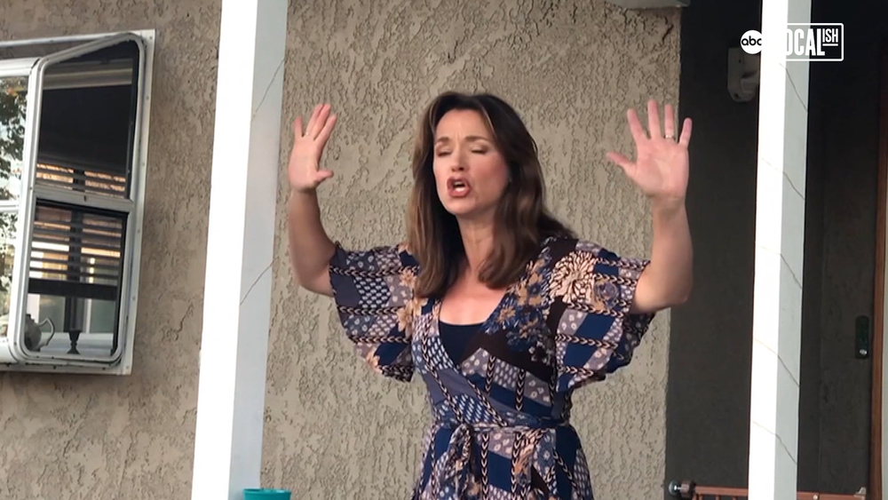 This Broadway star's new stage is her front porch