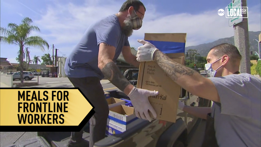 Restaurants band together to feed frontline workers