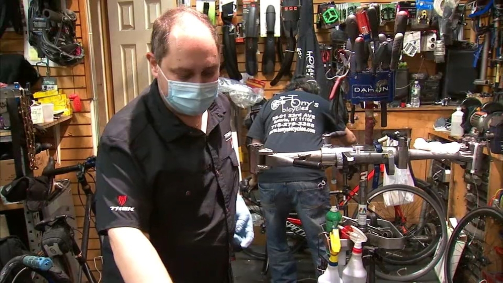 Demand for bikes skyrockets at Queens bike shop