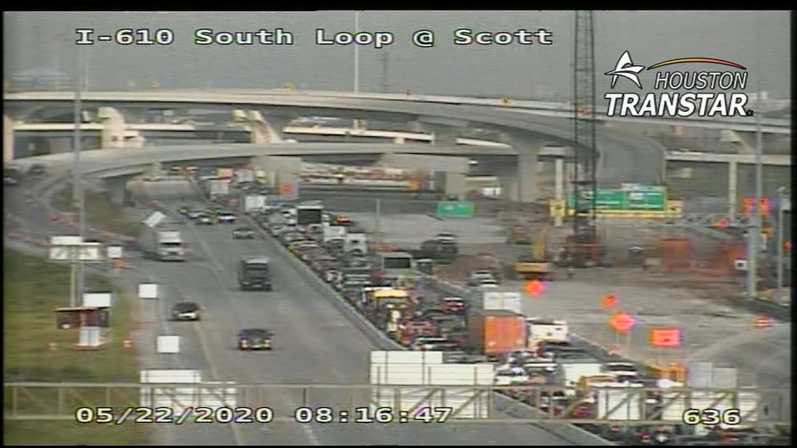 HOUSTON TRAFFIC Westbound 610 South Loop is blocked at Fannin due to