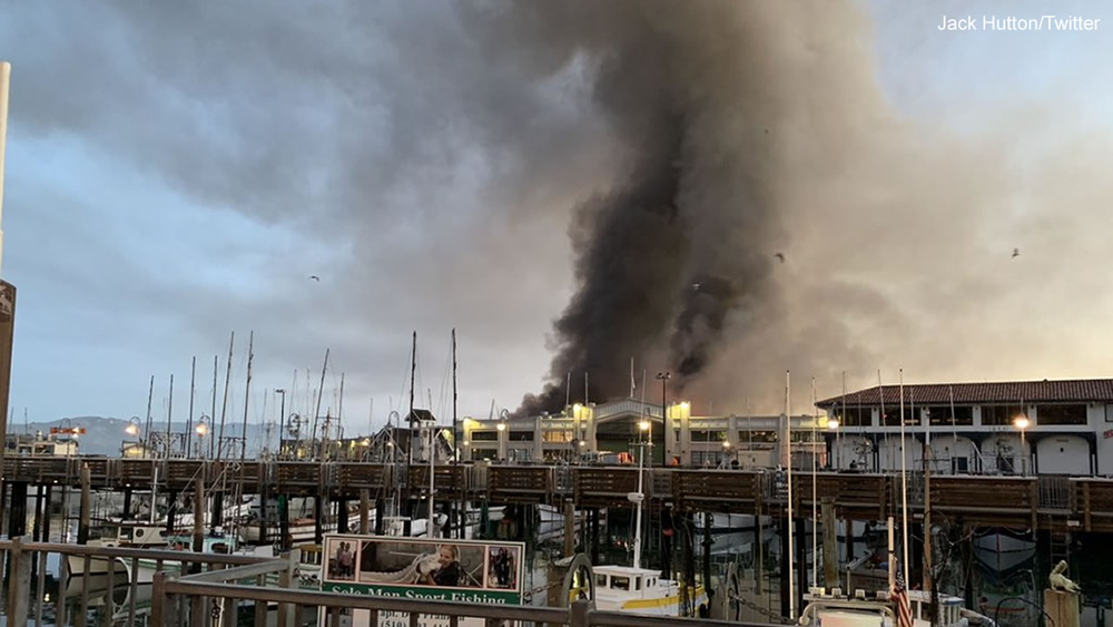 SF officials give update on 4-alarm fire that threatened WWII ship