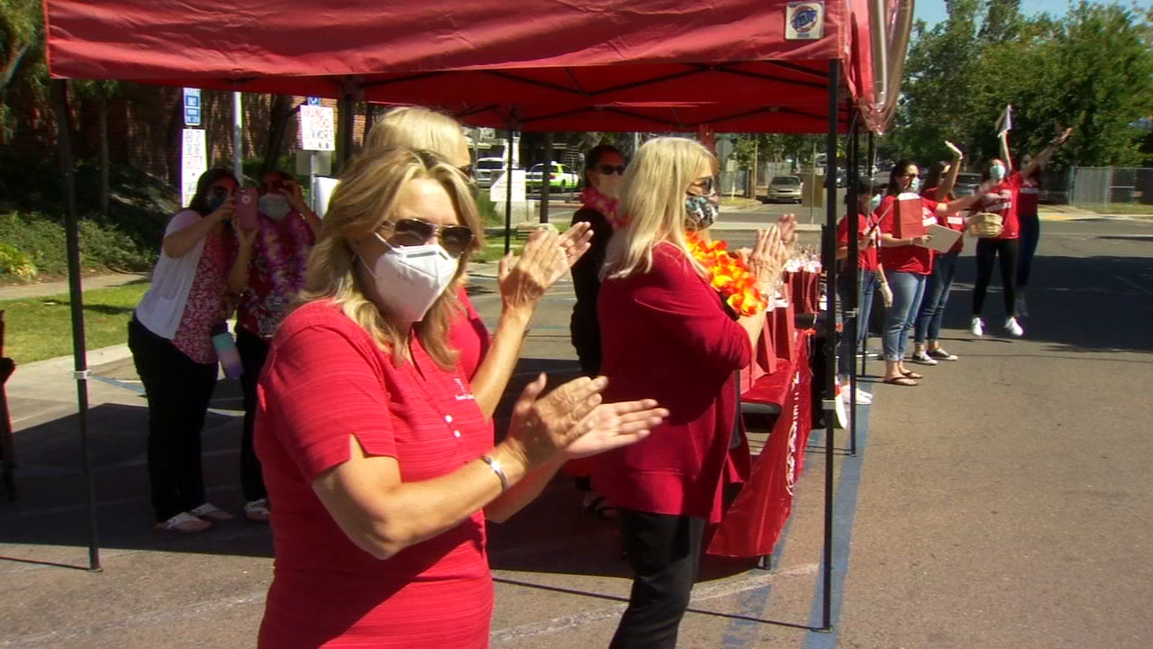 Fresno City College holds drive-thru ceremony for nursing graduates