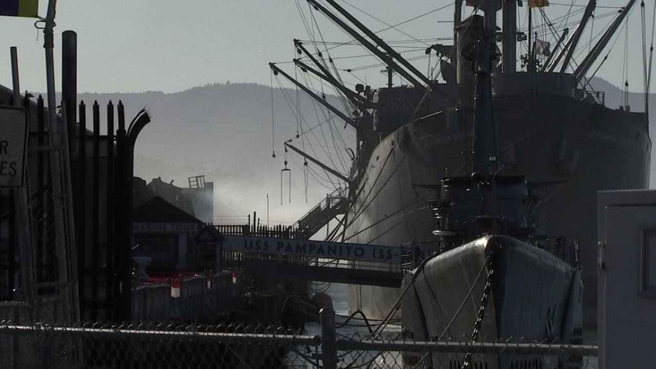 World War II artifacts destroyed in SF Pier 45 fire