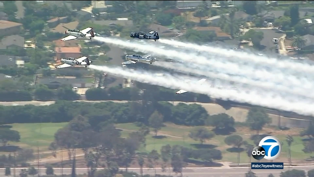 Warbirds tribute: Formation of historic planes soar above SoCal