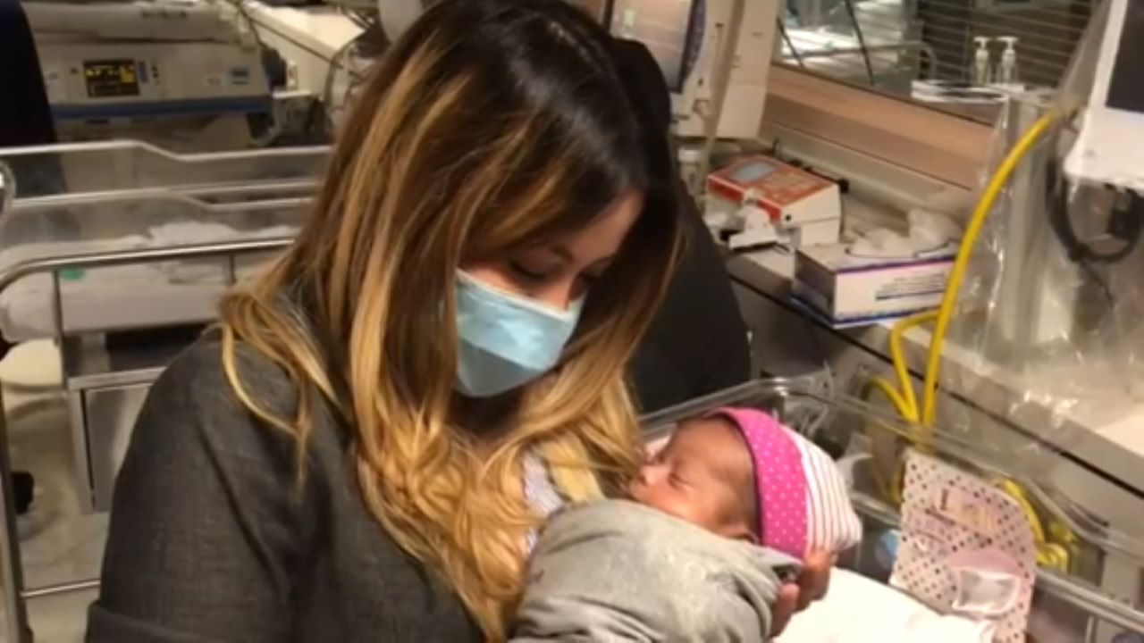 'Miracle preemie' born to mom in coma goes home from LI hospital