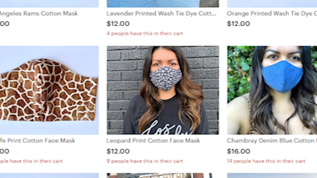 Valley native's 'mask fashion' taking over social media