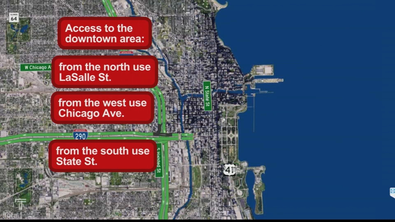 Chicago Road Closures Around Downtown Remain In Effect Cta Resumes Partial Service 247 News Around The World