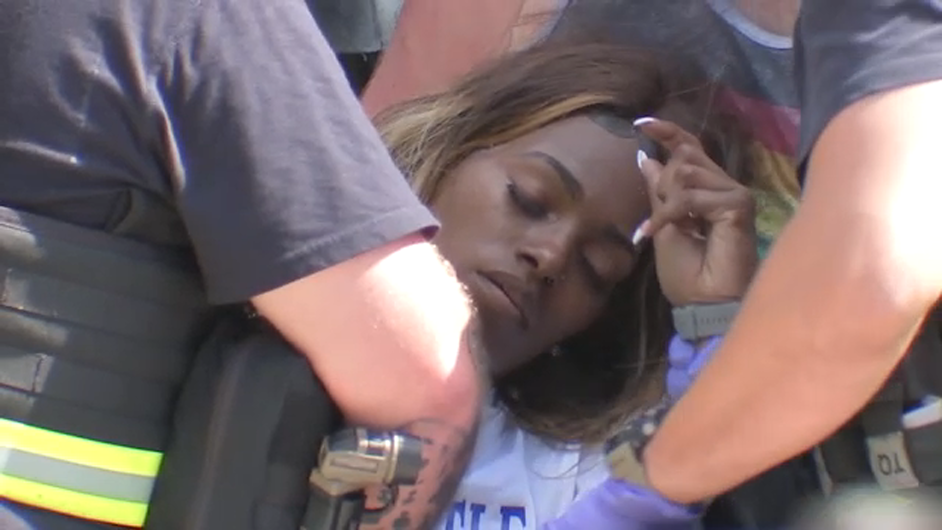 Several people faint during march for George Floyd