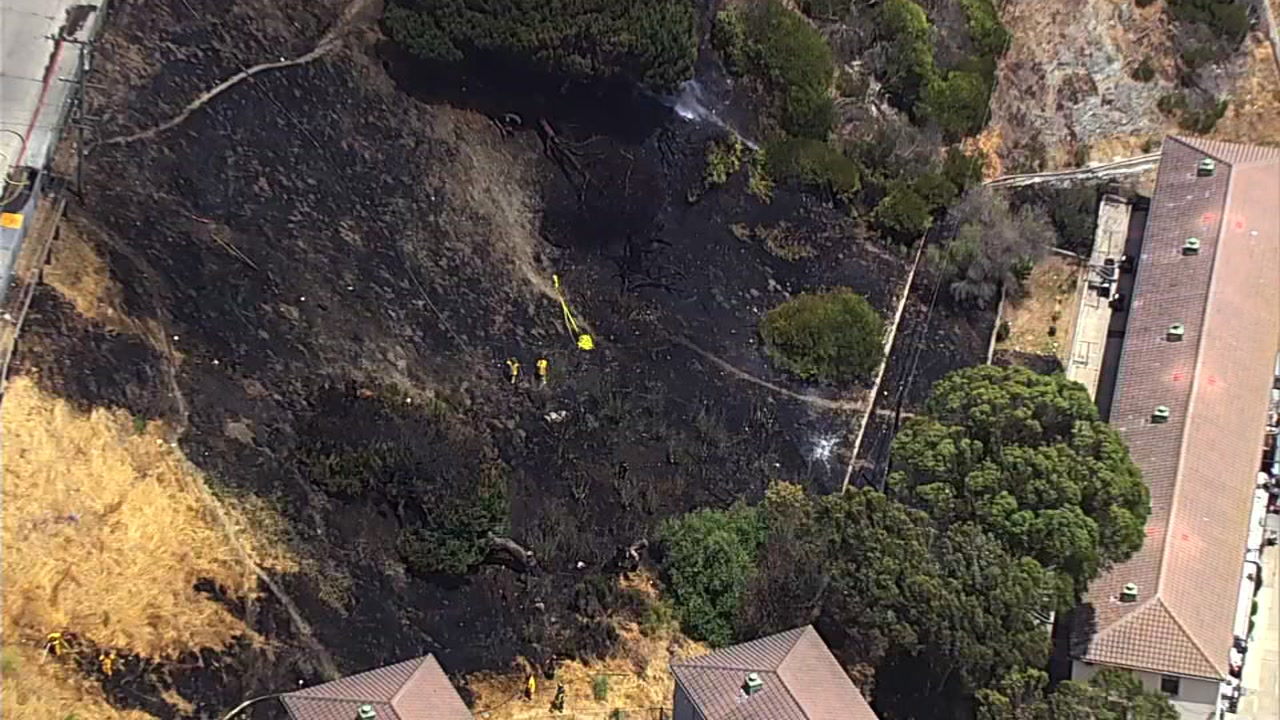 VIDEO: SKY7 shows fire that prompted evacuations in SF