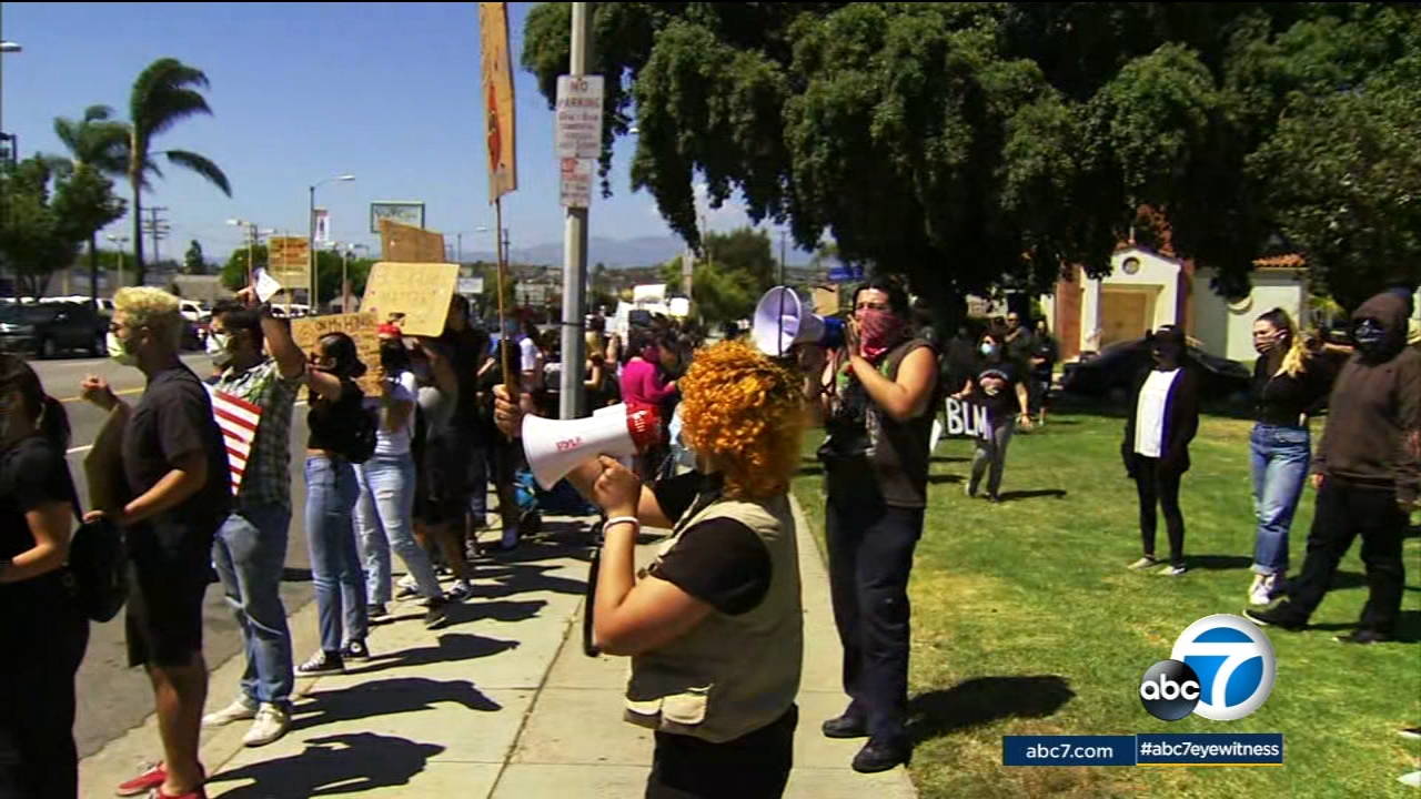 Hundreds protest in East L.A. demonstration organized by students