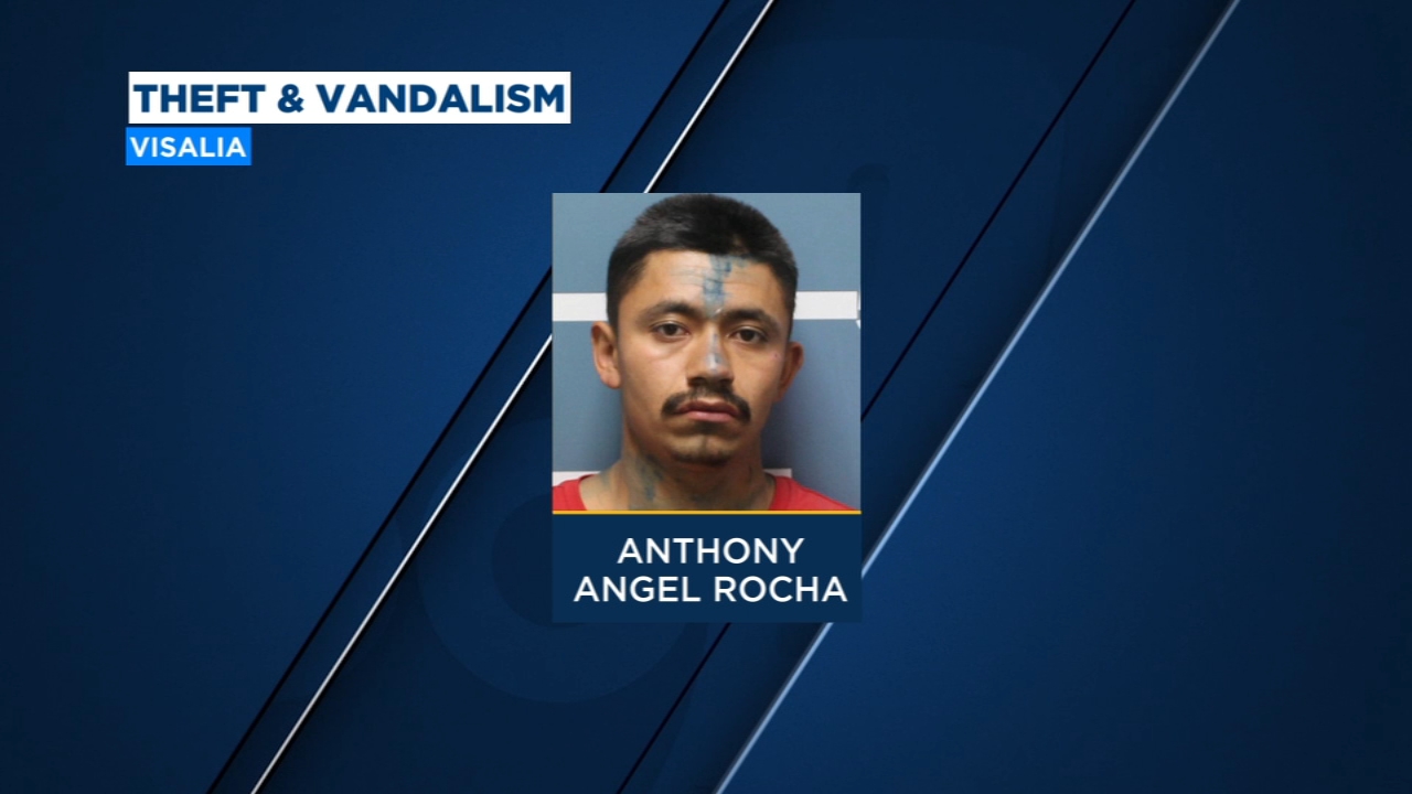 Man arrested for stealing forklift, vandalizing Visalia school