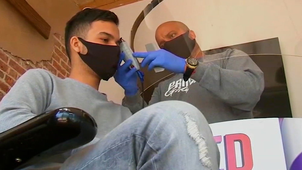 NJ barber invents face shields to keep customers safe