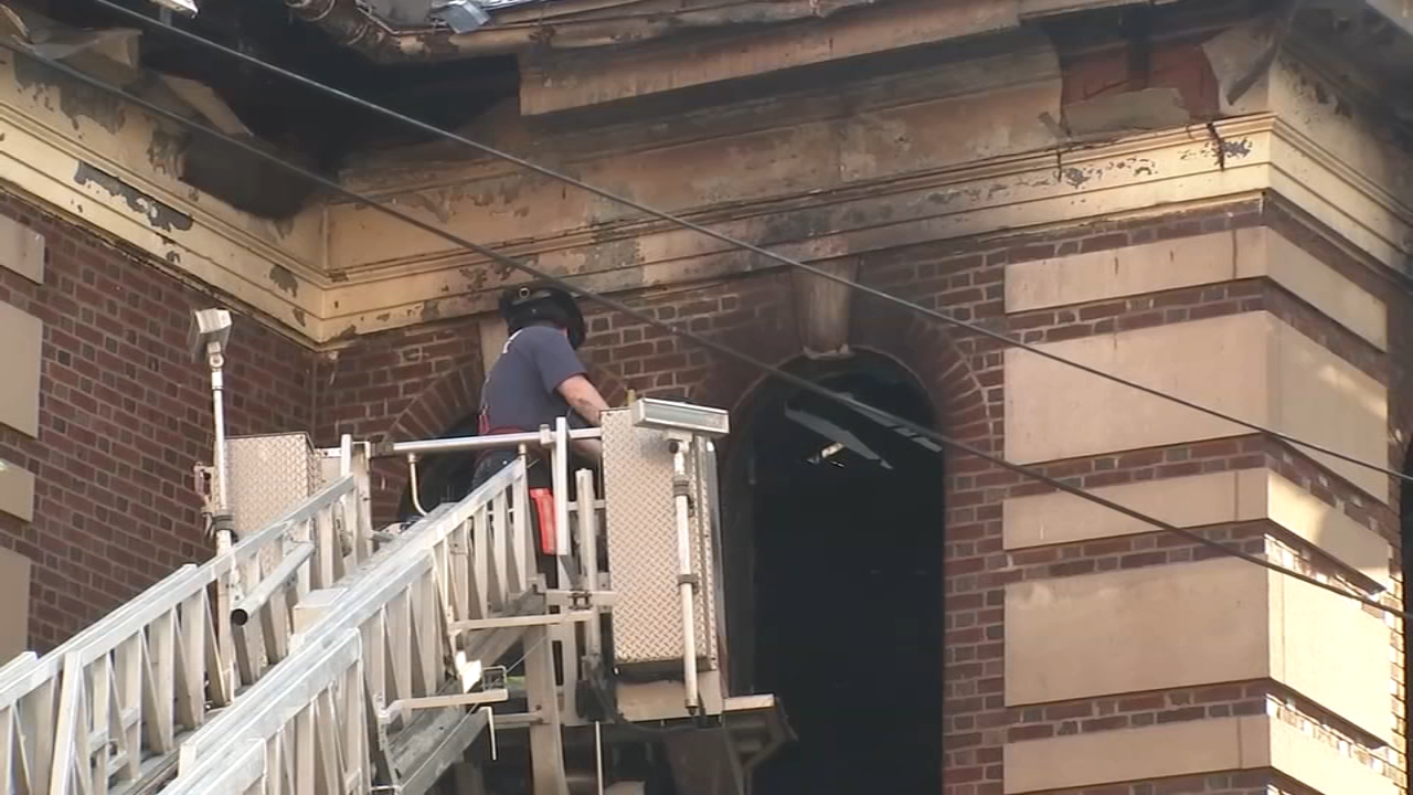 Fire damages historic Allentown school