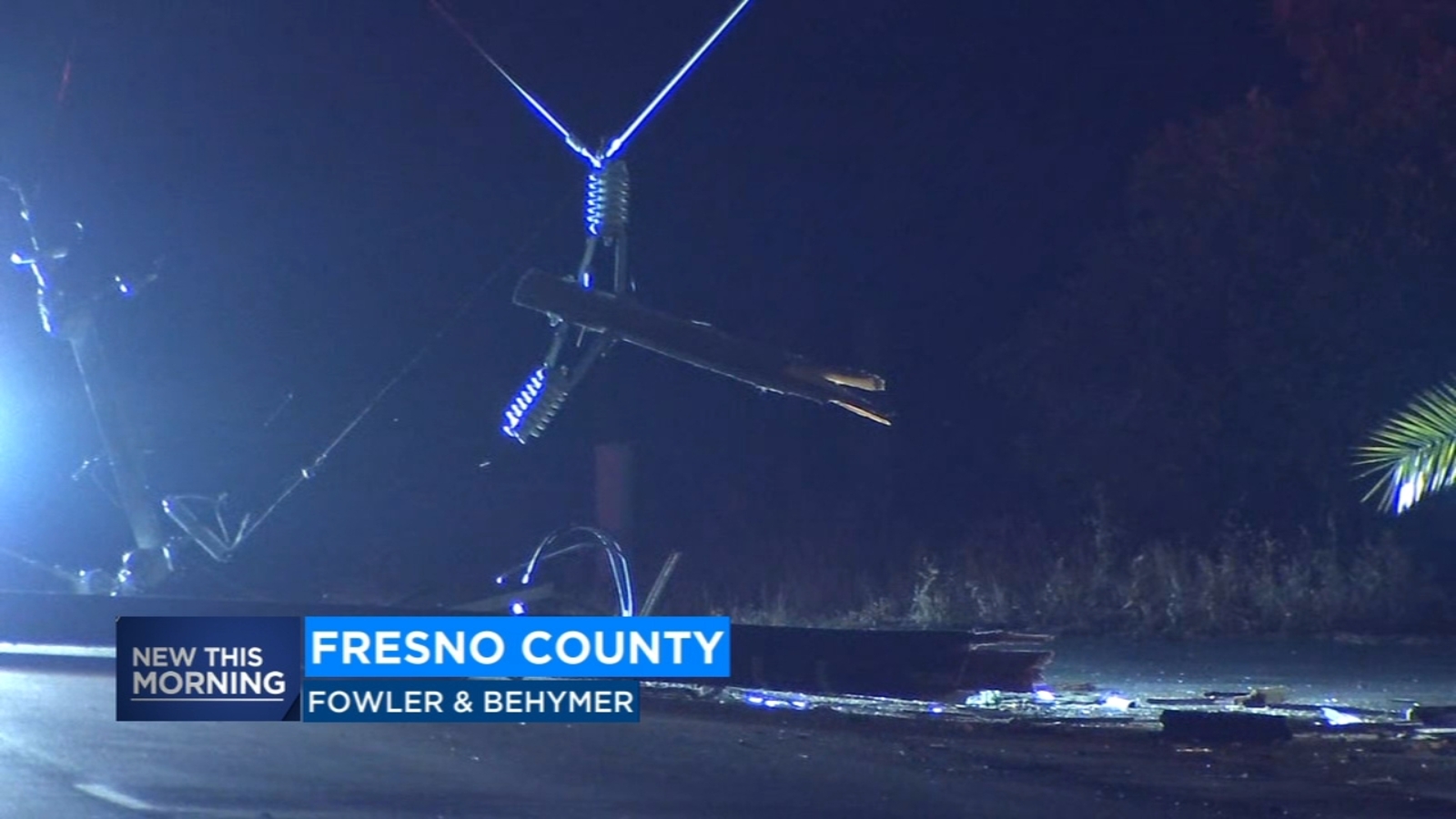 Dozens without power after teen crashes truck into pole in Fresno Co ...