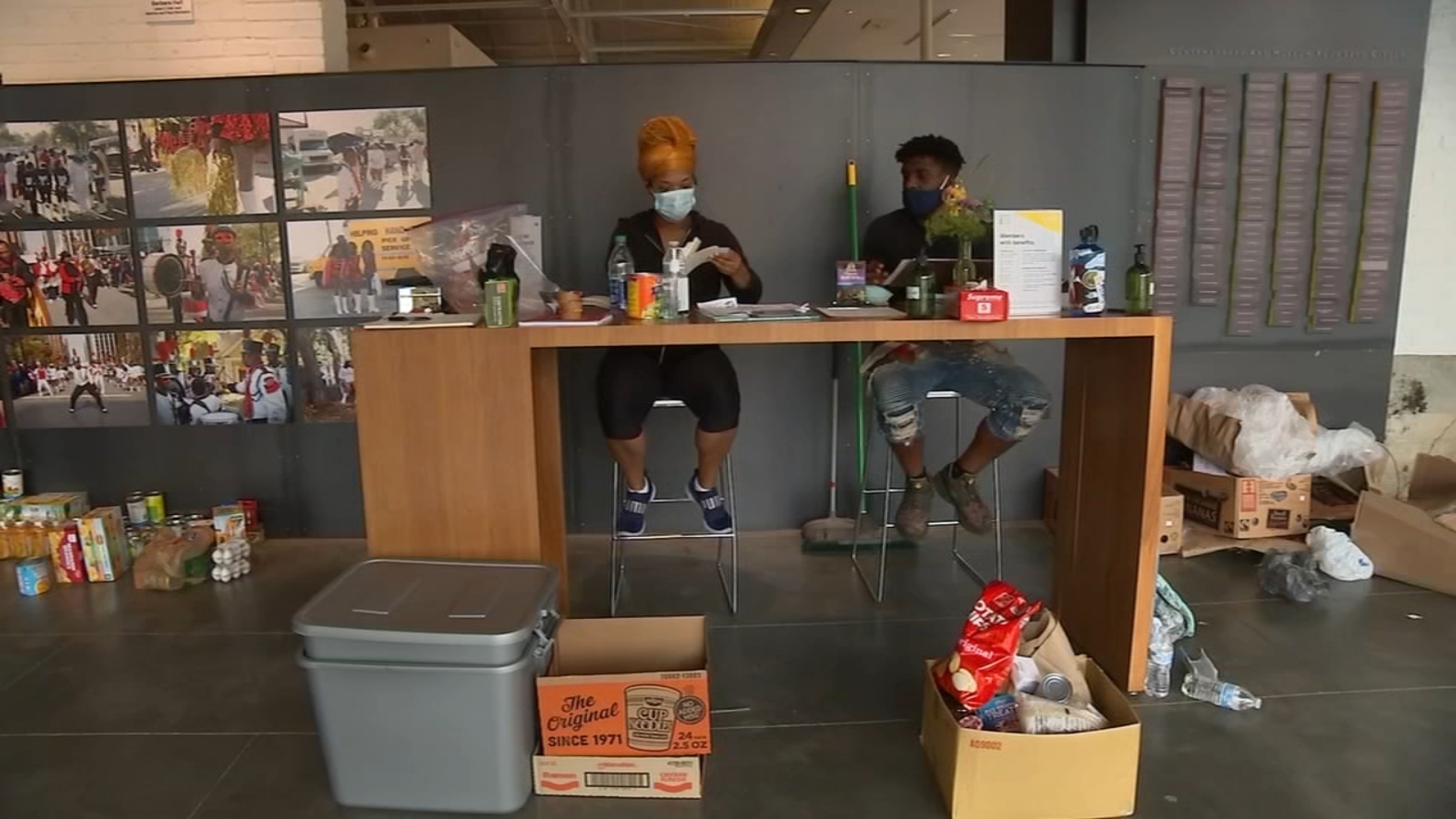 Hundreds of donations collected for affordable housing community Sir