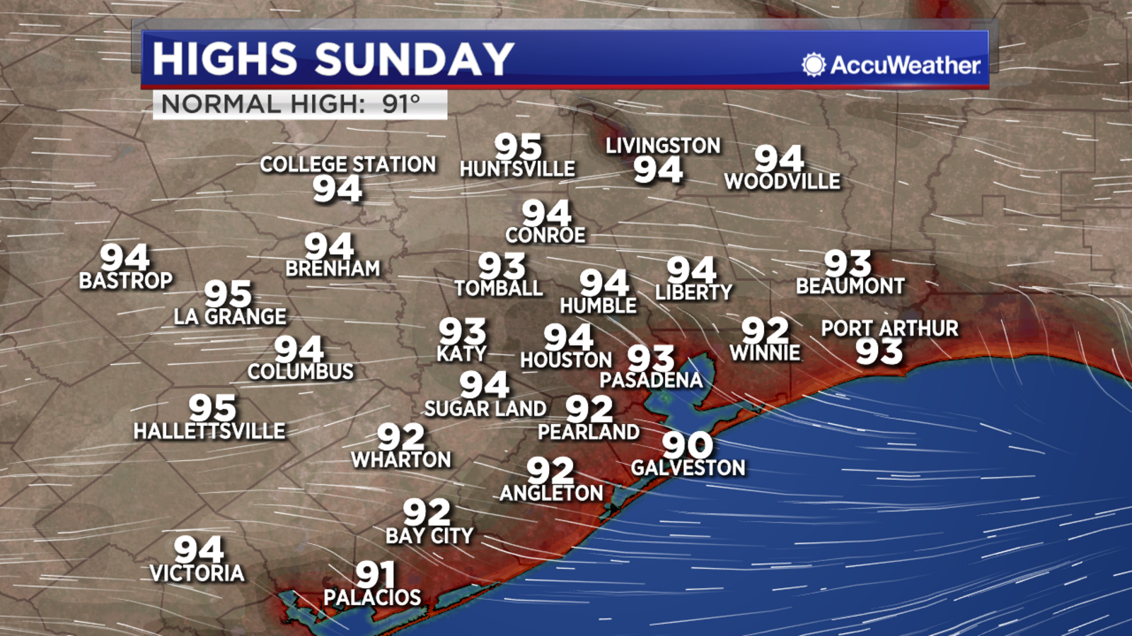 HOUSTON WEATHER Hot and mostly dry this week... Changes next weekend