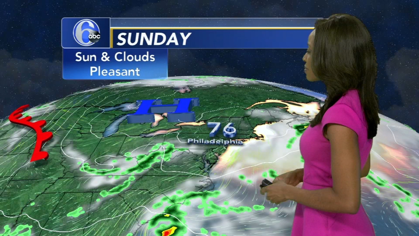 Meteorologist Melissa Magee with AccuWeather on Action News at 11