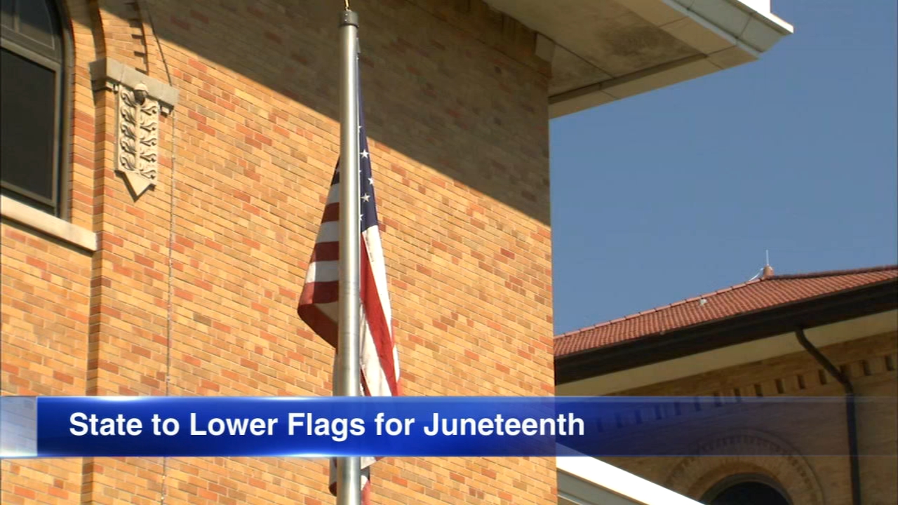 Gov. Pritzker orders Illinois flags lowered for Juneteenth