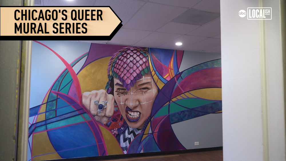 Artists paint queer-affirming murals around the city