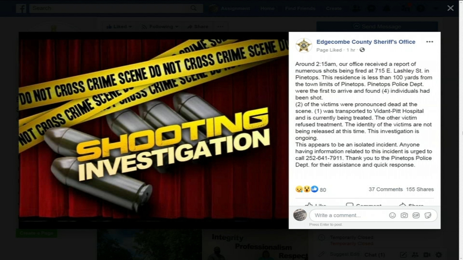 2 killed, 1 injured in overnight County shooting near