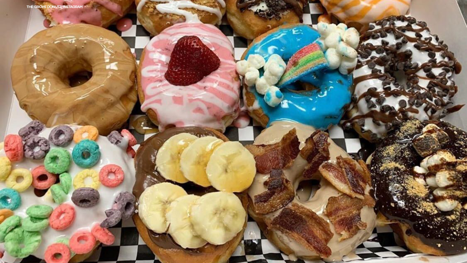 Grove Donutz in Richmond, Texas offers 150 varieties of madetoorder donuts ABC7 Los Angeles