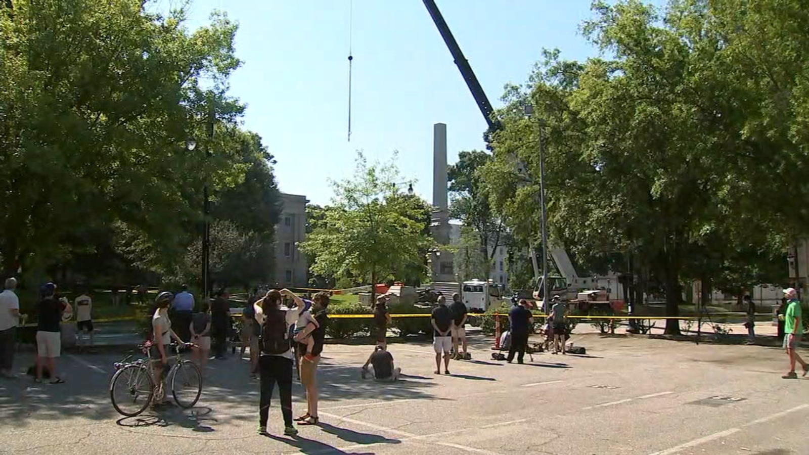 North Carolina Confederate monument taken down from Capitol grounds