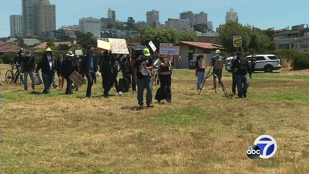Protesters rally to disband SFPD
