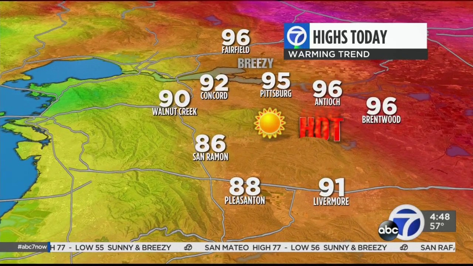 AccuWeather forecast for San Francisco, San Jose, Oakland and Bay Area ABC7 San Francisco