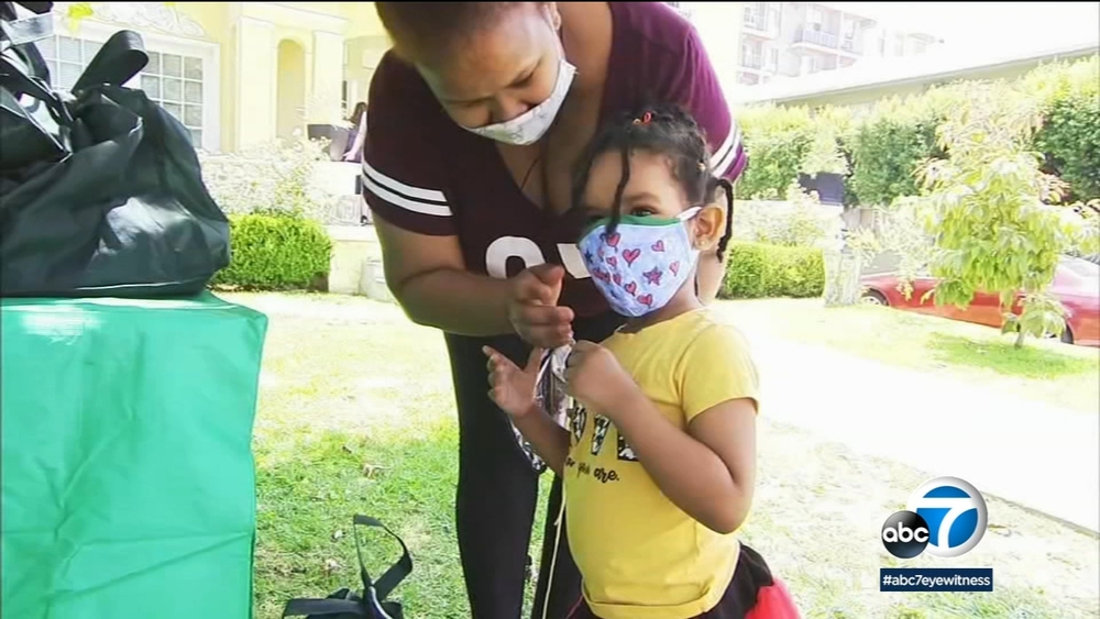 Girls Scouts provide care kits to families in need