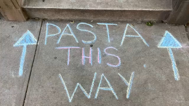Woman selling pasta from stoop moves sales to new restaurant