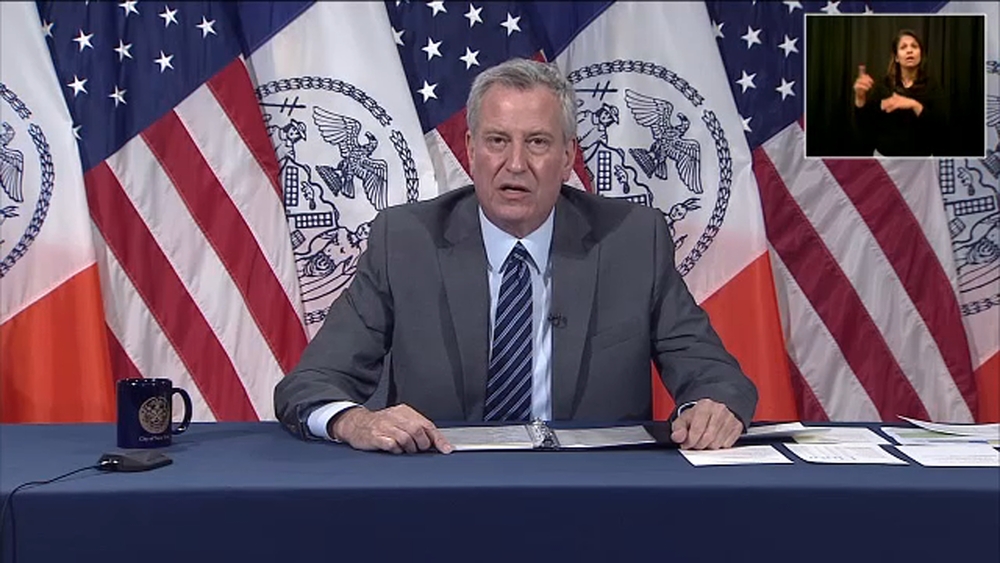 NYC mayor warns 22,000 city workers could be laid off