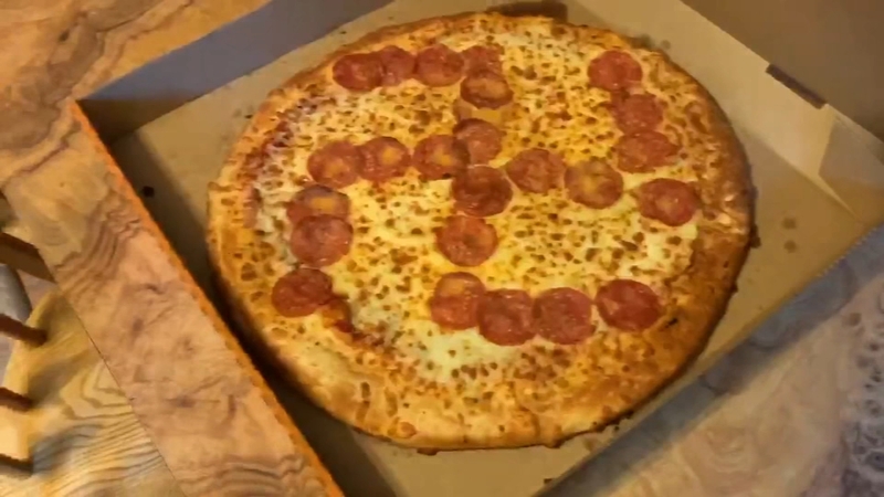 Little Caesars In Ohio Hands Customer Pizza With Pepperoni