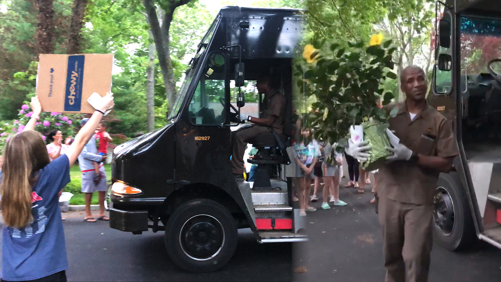 Long Island neighborhood gives back to beloved UPS driver