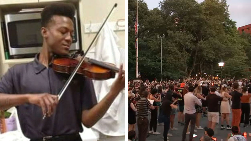 NYC Vigil Honors Elijah McClain With Violin Tribute ABC7 New York