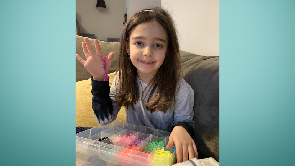 Girl, 7, raises thousands for hospital by making bracelets