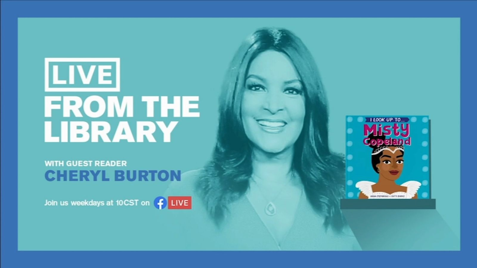 Cheryl Burton to read to Chicago kids on 'Live from the Library' ABC7