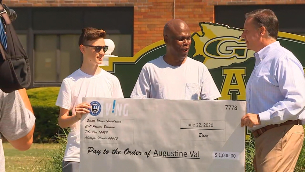 School bus driver surprised with $1,000 gift from students
