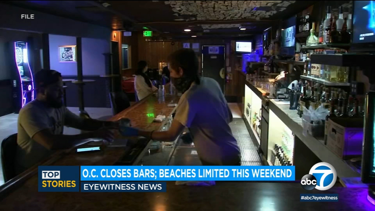 Orange County orders all bars to shut down again