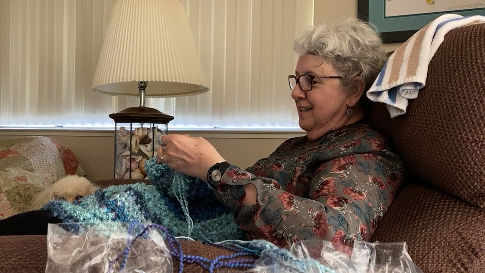 South Bay woman crochets blankets to comfort those in need