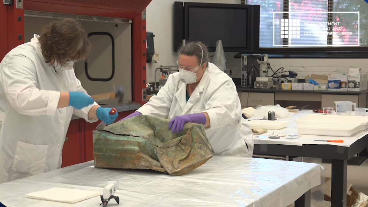 What was found in the Raleigh Confederate monument time capsule